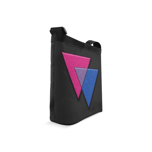 Bisexual Pride Triangles Crossbody Bags (Model 1613)