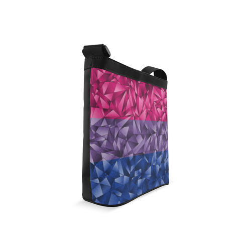 Abstract Bisexual Flag Crossbody Bags (Model 1613)