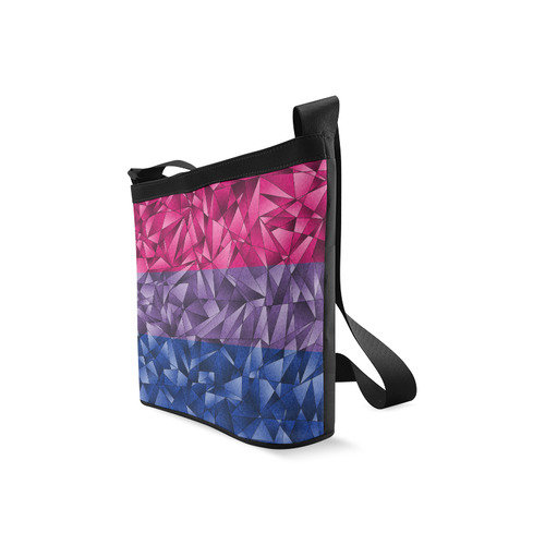 Abstract Bisexual Flag Crossbody Bags (Model 1613)