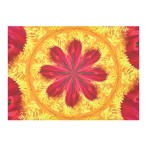 The Ring of Fire Cotton Linen Tablecloth 60"x 84"