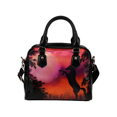 Fire sky horse Shoulder Handbag (Model 1634)