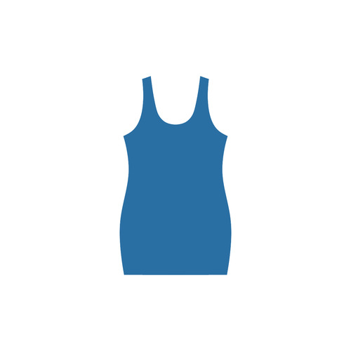 Skydiver Blue Medea Vest Dress (Model D06)