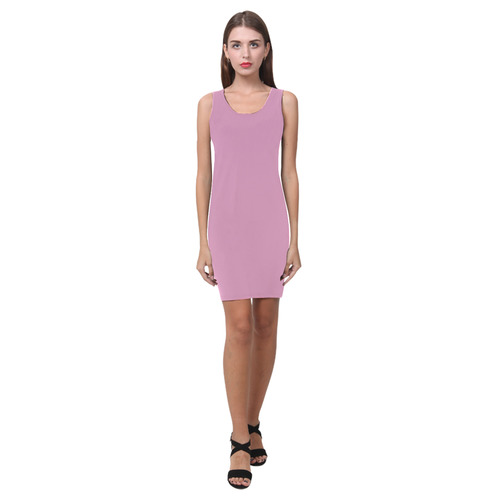 Moonlight Mauve Medea Vest Dress (Model D06)