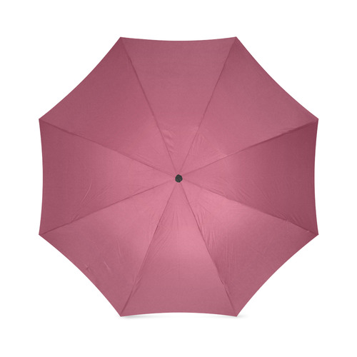 Groovy 70s Retro Hippie Pink Foldable Umbrella (Model U01)