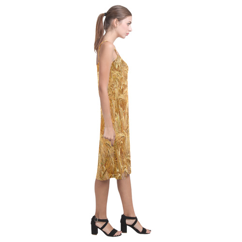 Golden Wheat Alcestis Slip Dress (Model D05)