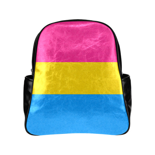 Pansexual Pride Flag Multi-Pockets Backpack (Model 1636)