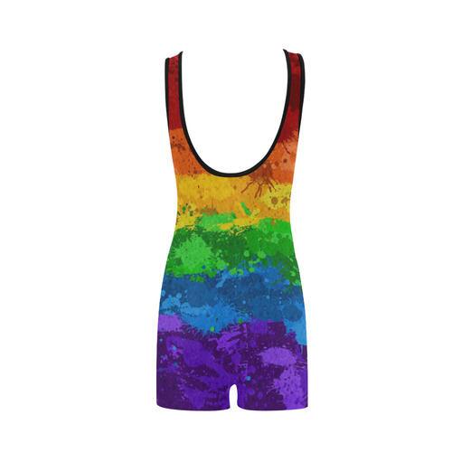 rainbow wrestling singlet