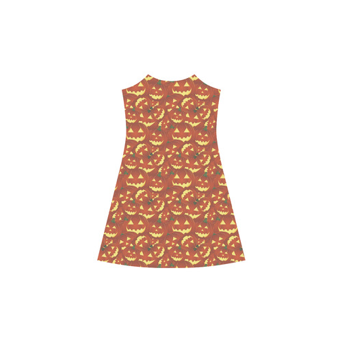 halloween pumpkins Alcestis Slip Dress (Model D05)