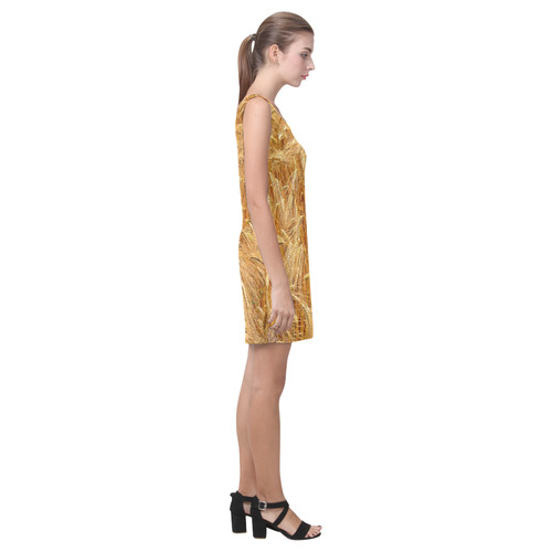 Golden Wheat Medea Vest Dress (Model D06)