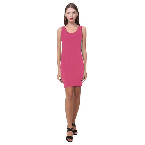 Raspberry Medea Vest Dress (Model D06)