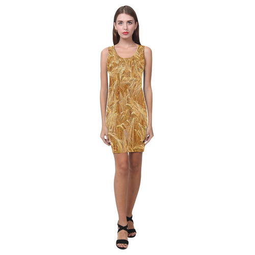 Golden Wheat Medea Vest Dress (Model D06)