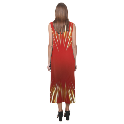 Festive Phaedra Sleeveless Open Fork Long Dress (Model D08)