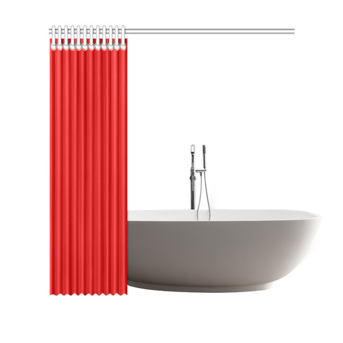 Red Shower Curtain 69"x70"