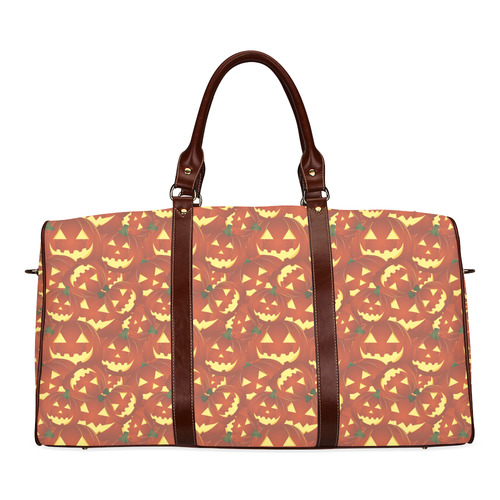 halloween pumpkins Waterproof Travel Bag/Small (Model 1639)