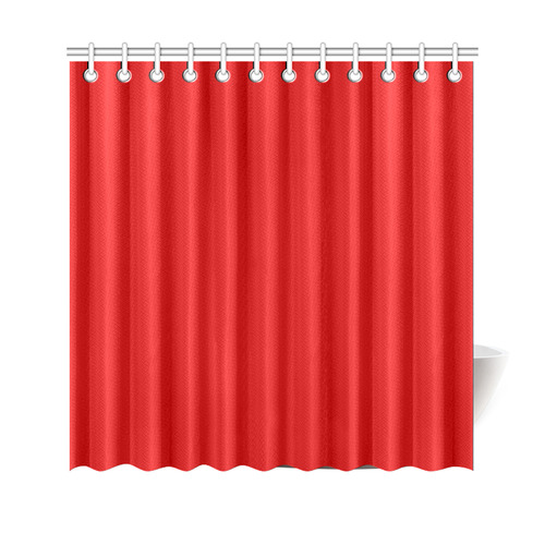 Red Shower Curtain 69"x70"