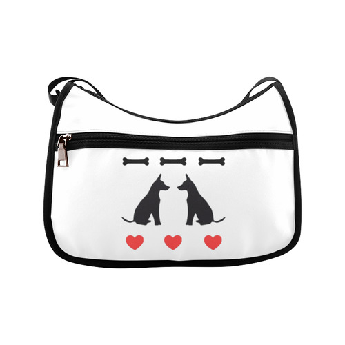 I Love Dogs Crossbody Bags (Model 1616)