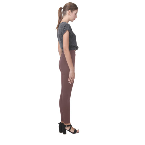 Rum Raisin Cassandra Women's Leggings (Model L01)