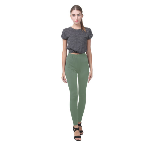 Cactus Green Cassandra Women's Leggings (Model L01)