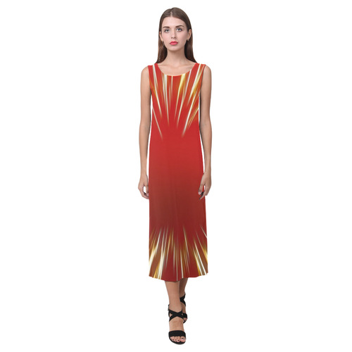 Festive Phaedra Sleeveless Open Fork Long Dress (Model D08)