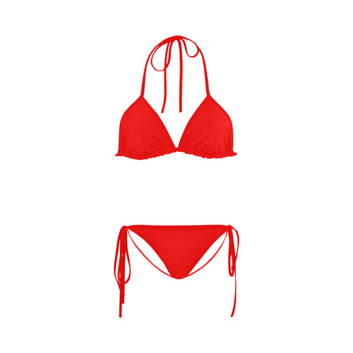Red Custom Bikini Swimsuit