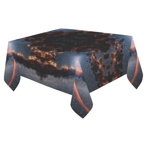 NASA: Black Hole Eating a Star Astronomy Abstract Cotton Linen Tablecloth 52"x 70"