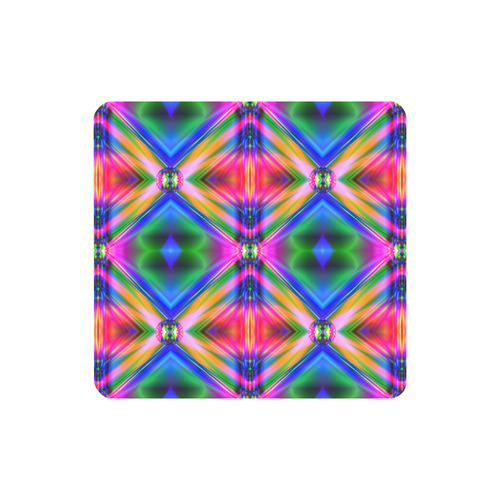 Groovy Psychedelic Diamonds (Pinks and Blues) Women's Clutch Wallet (Model 1637)