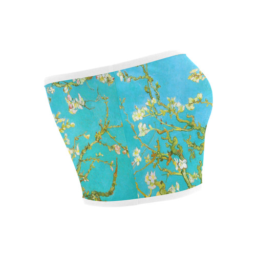 Van Gogh Blossoming Almond Tree Floral Art Bandeau Top