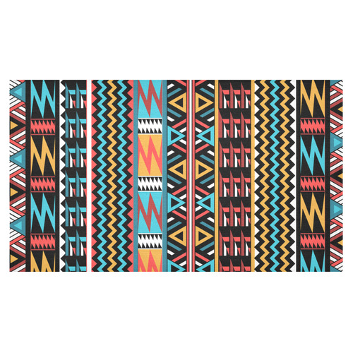 aztec pattern Cotton Linen Tablecloth 60"x 104"