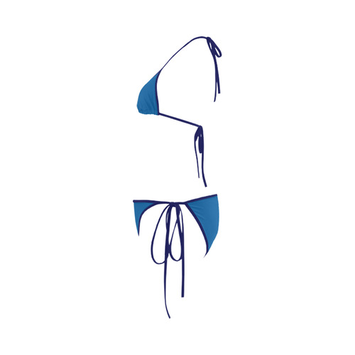 Skydiver Blue Custom Bikini Swimsuit