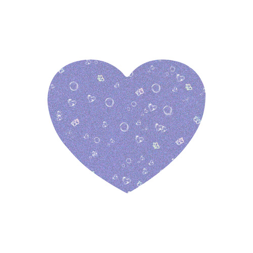 sweetie soft blue Heart-shaped Mousepad