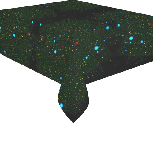 NASA: Black Hole Cosmos Stars Astronomy Abstract Cotton Linen Tablecloth 52"x 70"