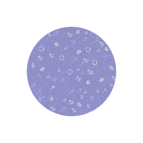 sweetie soft blue Round Mousepad