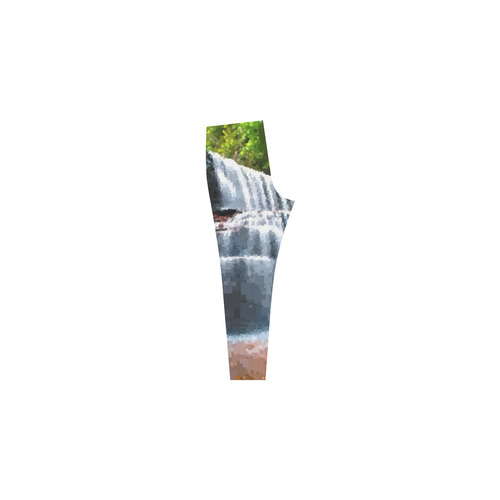 Pixel Waterfall Cassandra Women's Leggings (Model L01)