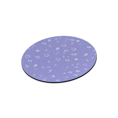 sweetie soft blue Round Mousepad