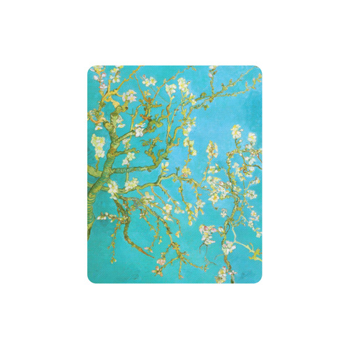 Van Gogh Blossoming Almond Tree Floral Art Rectangle Mousepad