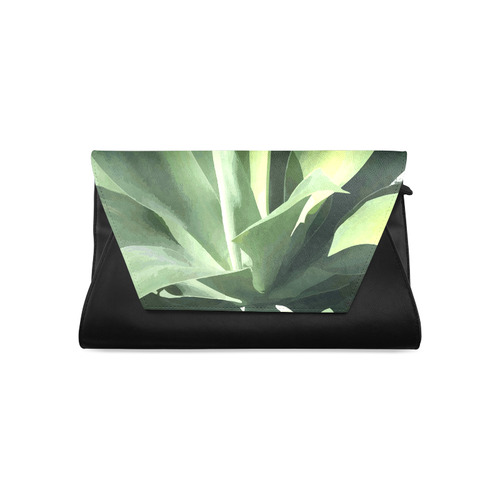 Green Succulent Desert Nature Art Clutch Bag (Model 1630)