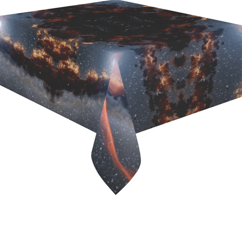 NASA: Black Hole Eating a Star Astronomy Abstract Cotton Linen Tablecloth 52"x 70"