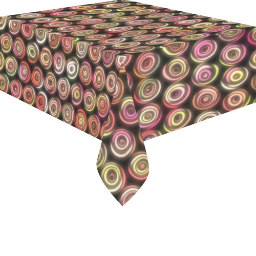 glowing pattern E Cotton Linen Tablecloth 52"x 70"