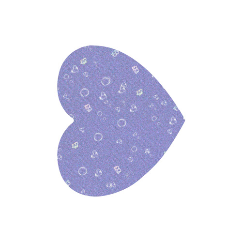 sweetie soft blue Heart-shaped Mousepad