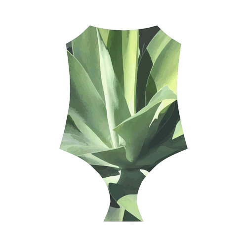 Green Succulent Desert Nature Art Strap Swimsuit ( Model S05)