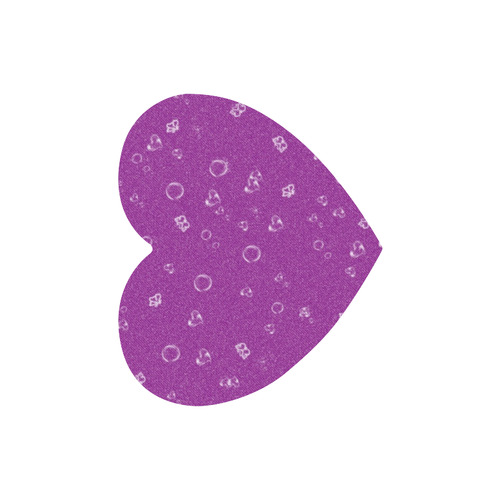 sweetie,hot purple Heart-shaped Mousepad