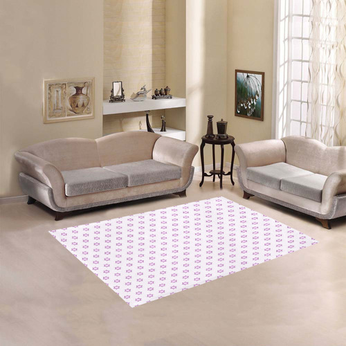 many stars soft pink Area Rug 5'3''x4'