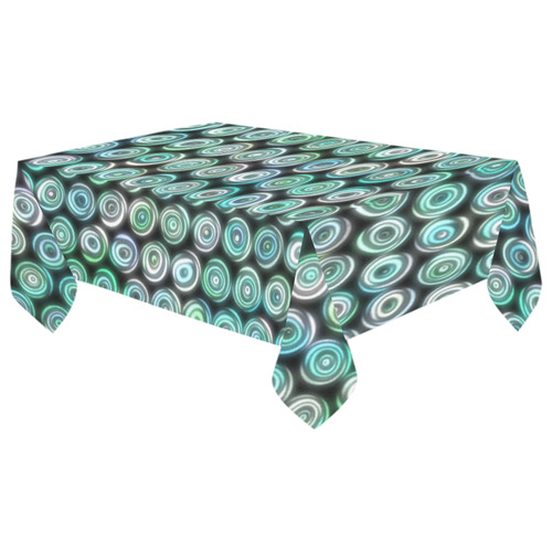 glowing pattern C Cotton Linen Tablecloth 60"x 104"