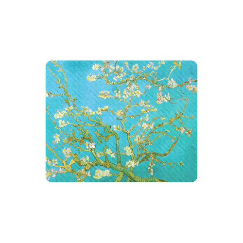 Van Gogh Blossoming Almond Tree Floral Art Rectangle Mousepad
