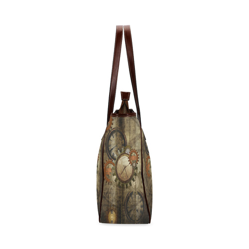 Steampunk, wonderful noble desig, clocks and gears Classic Tote Bag (Model 1644)
