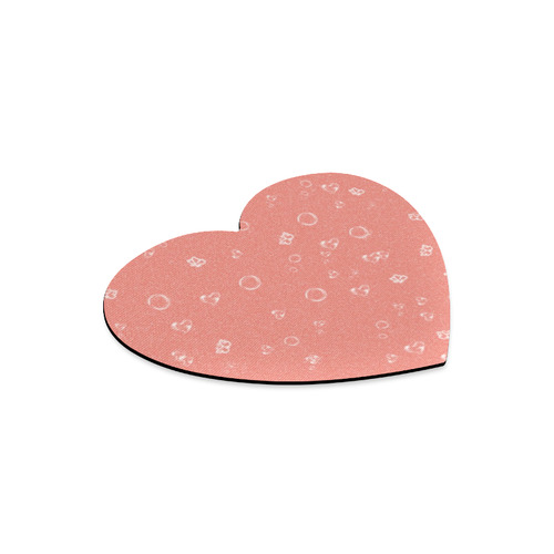 sweetie peach Heart-shaped Mousepad