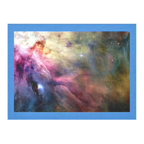 NASA: Ori & Orion Nebula Stars Outerspace Cotton Linen Tablecloth 52"x 70"