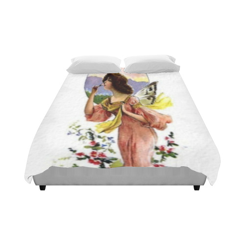 Vintage Fairy Moonlight Duvet Cover 86"x70" ( All-over-print)