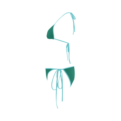 Ultramarine Green Custom Bikini Swimsuit
