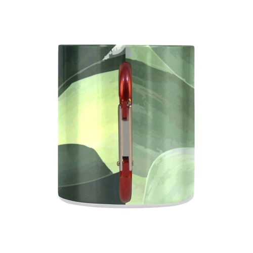 Green Succulent Desert Nature Art Classic Insulated Mug(10.3OZ)